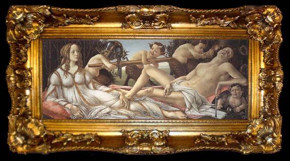 framed  Sandro Botticelli Venus and Mars, ta009-2